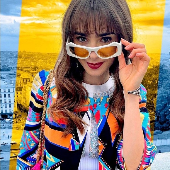 Emily In Paris Emilio Pucci colorful silk day coat size 38IT - Picture 2 of 10